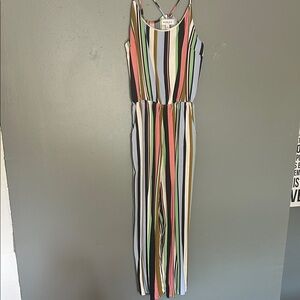 Gilli Colorful Striped Jumpsuit